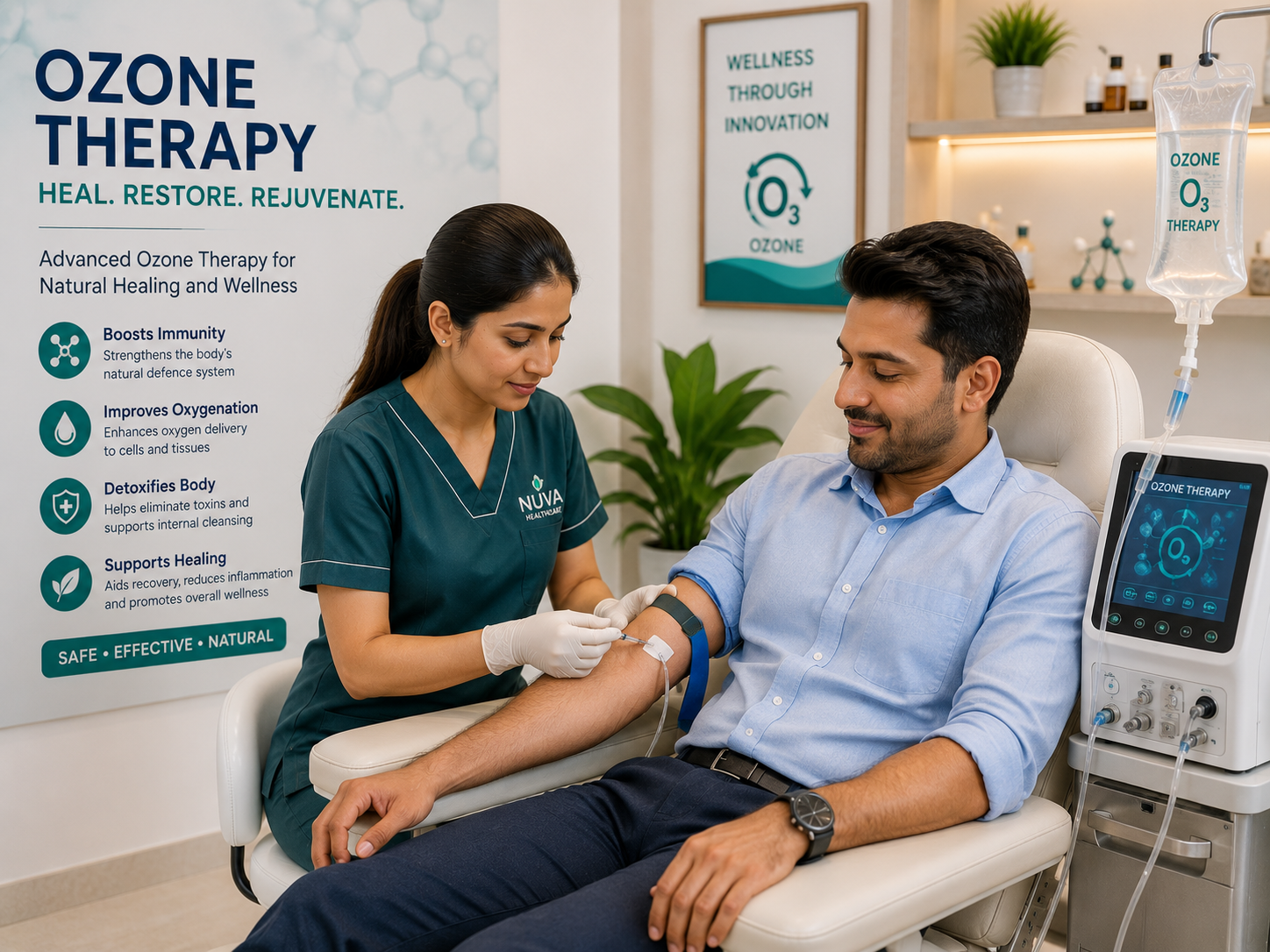 Ozone therapy coordination in Bengaluru